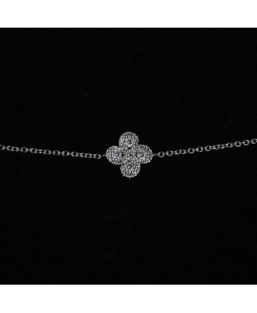 Bracelet Argia txiki diamants or blanc