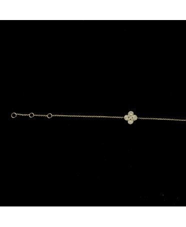 Bracelet Argia txiki diamants or rose